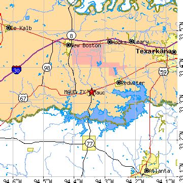 Maud tx - Maud is a city in Bowie County, Texas, United States, within the Texarkana metropolitan area. According to the 2020 U.S. census, it had a population of 977.… See more